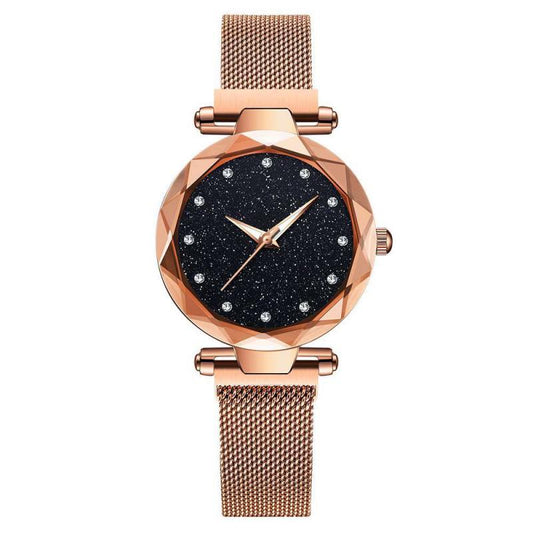 Reloj Mujer Negro, Azul, Morado, Oro + Pulsera Gratis